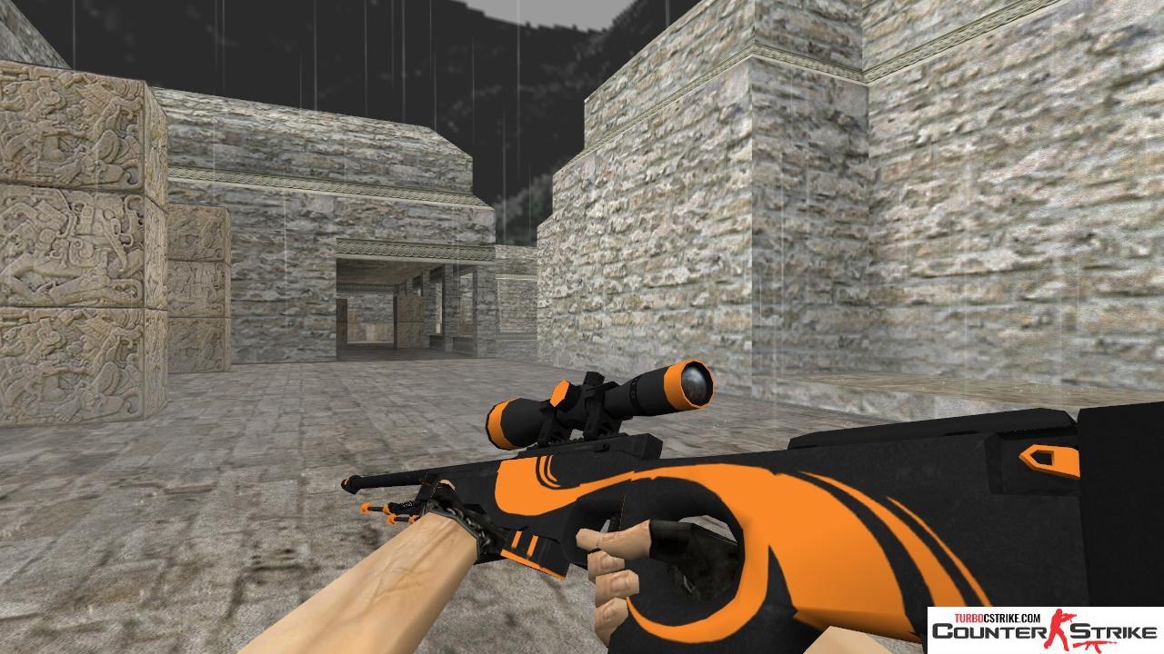 Модель HD AWP «Orange Dash» для CS 1.6