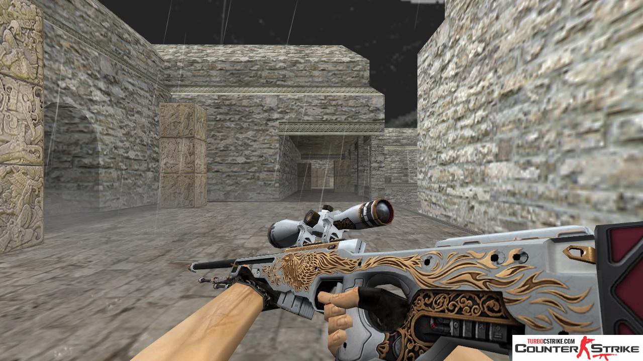 Модель HD AWP «Phoenix» с анимацией осмотра для CS 1.6
