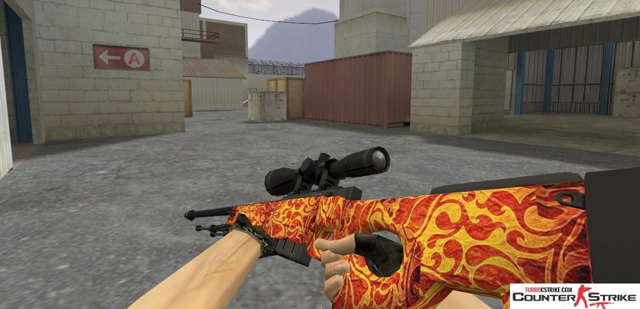 Модель HD AWP «Royal» с анимацией осмотра для CS 1.6