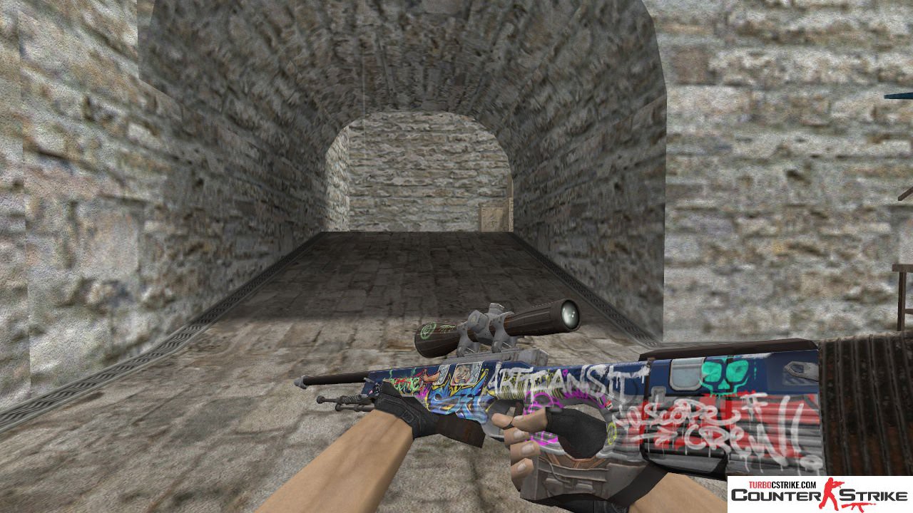 Модель HD AWP «Train Graffiti» для CS 1.6