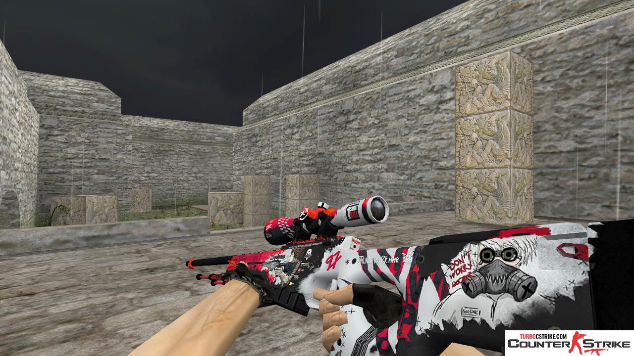 Модель HD AWP «WildStyle» с анимацией осмотра для CS 1.6