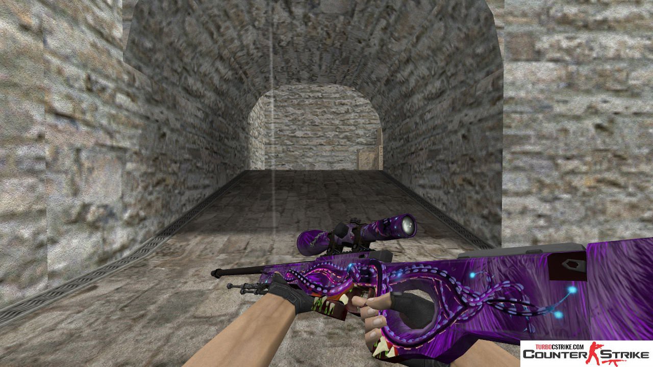 Модель HD AWP «Wrath Of Poseidon» для CS 1.6