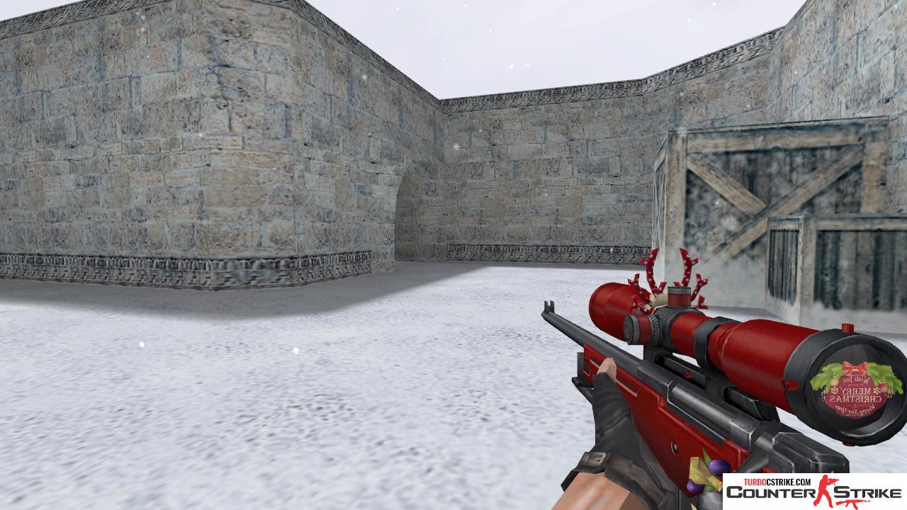 Новогодняя модель AWP для CS 1.6