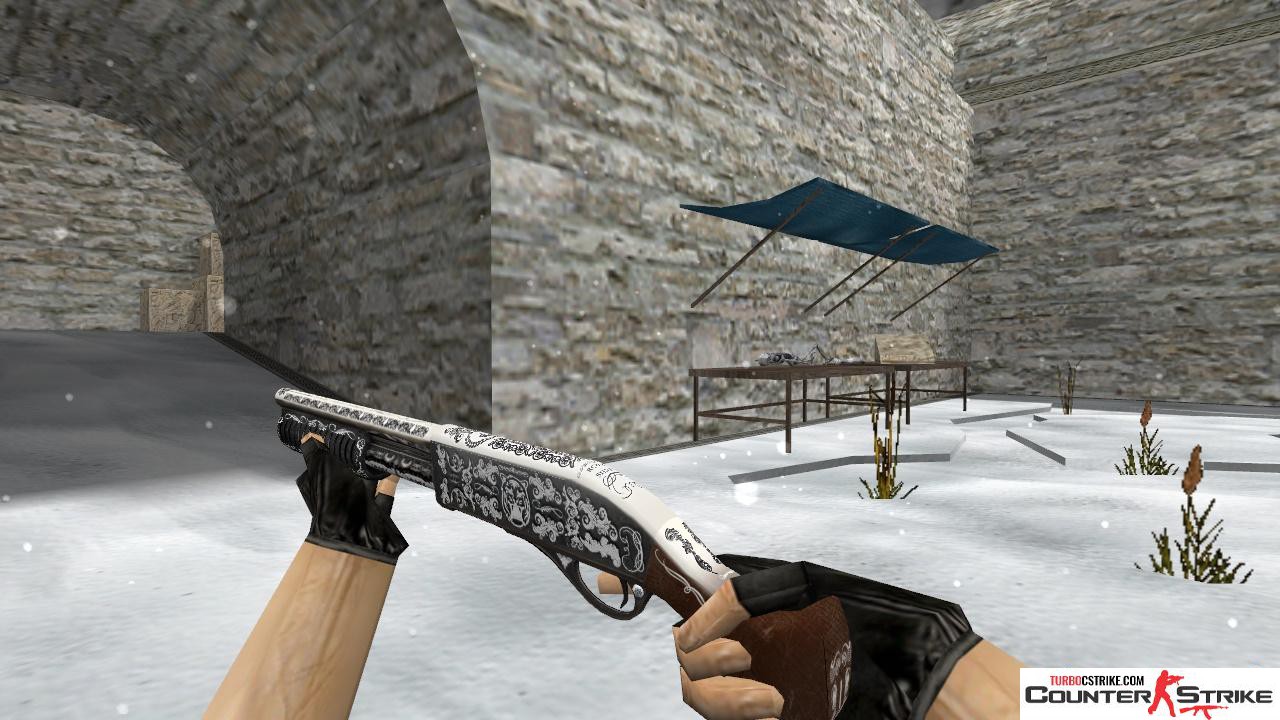 Модель HD Sawed-Off «Royal Silver» для CS 1.6