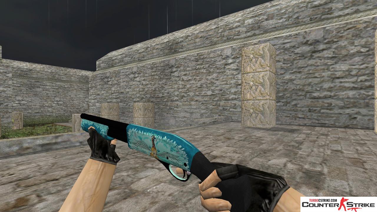 Модель HD Sawed-Off «Serenity» с анимацией осмотра для CS 1.6