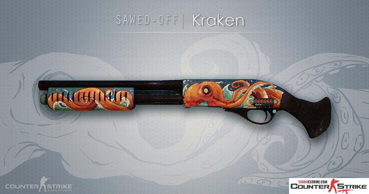 Модель M3 «Sawed-Off - Кракен» для CS 1.6