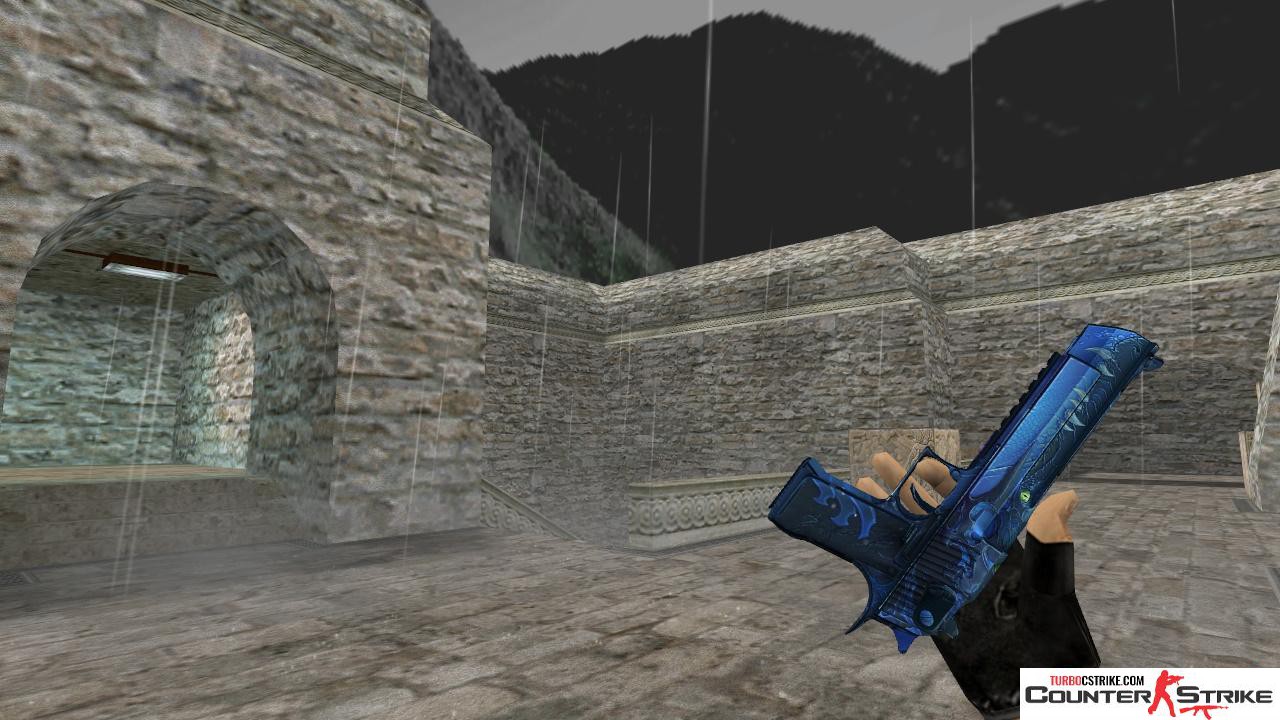 Модель Deagle «Ice Dragon» с анимацией осмотра для CS 1.6