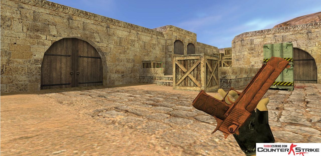 Модель HD Deagle «Бах» с анимацией осмотра для CS 1.6