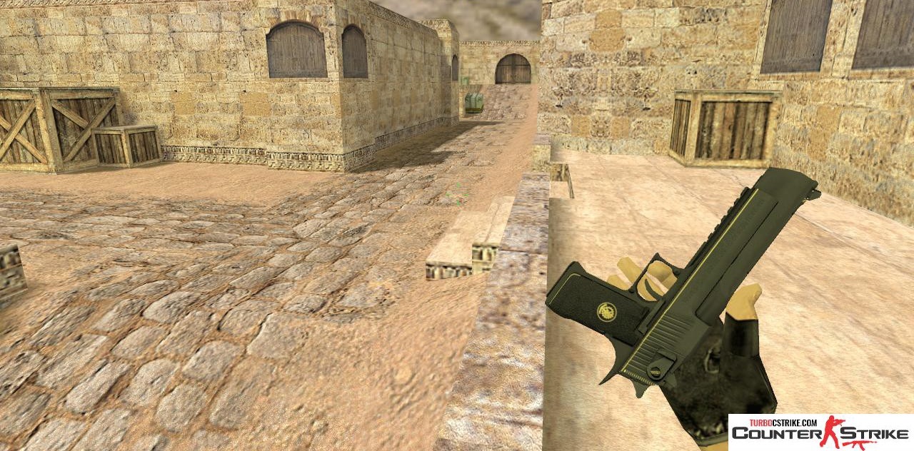 Модель HD Deagle «Conspiracy» с анимацией осмотра для CS 1.6