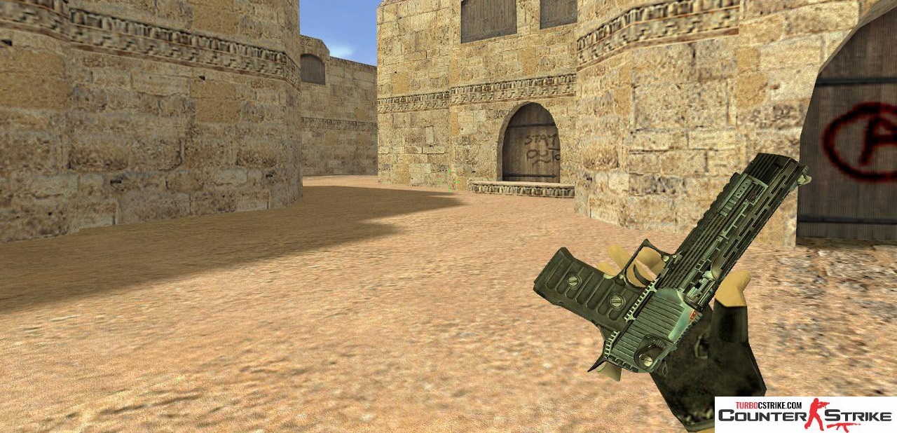 Модель HD Deagle «Directive» с анимацией осмотра для CS 1.6