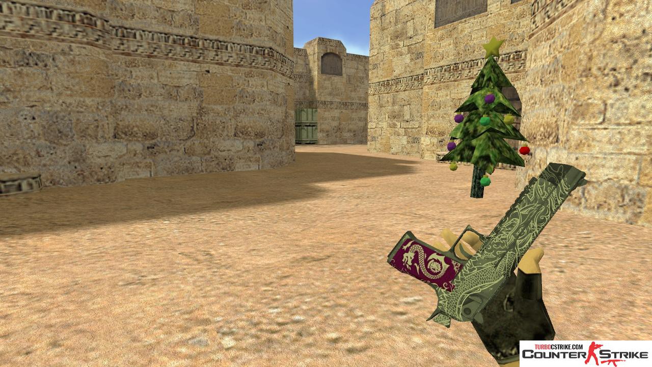 Модель HD Deagle «Kumicho Dragon» с анимацией осмотра для CS 1.6