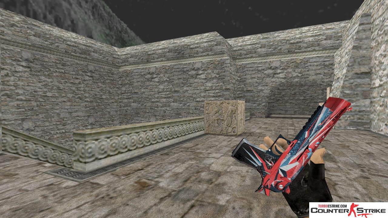 Модель HD Deagle «Point Disarray» с анимацией осмотра для CS 1.6