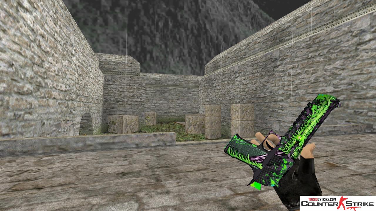 Модель HD Deagle «Toxicator» с анимацией осмотра для CS 1.6