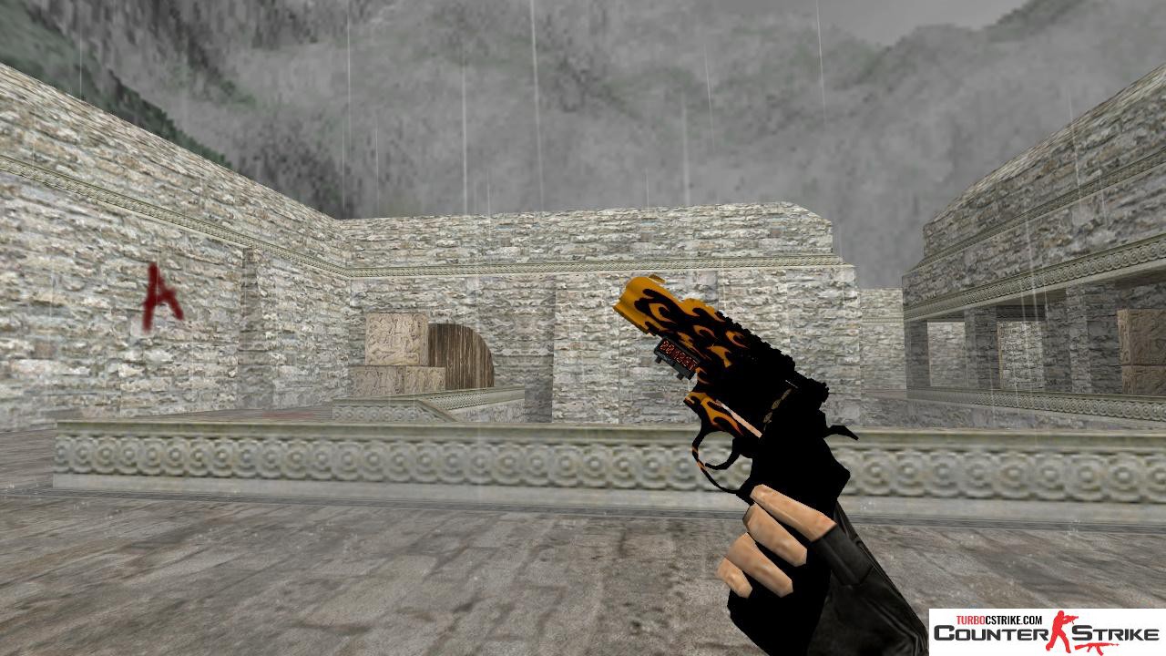 Модель HD R8 Revolver «Blaze» для CS 1.6