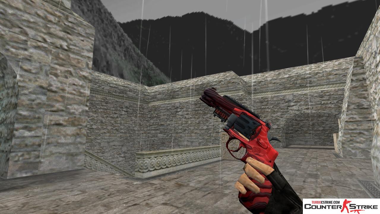 Модель HD R8 Revolver «Obsidian» для CS 1.6