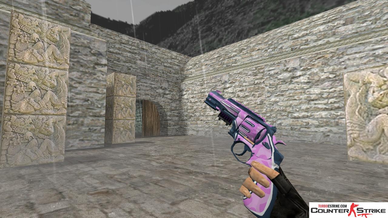 Модель HD R8 Revolver «Vertex Pink» для CS 1.6