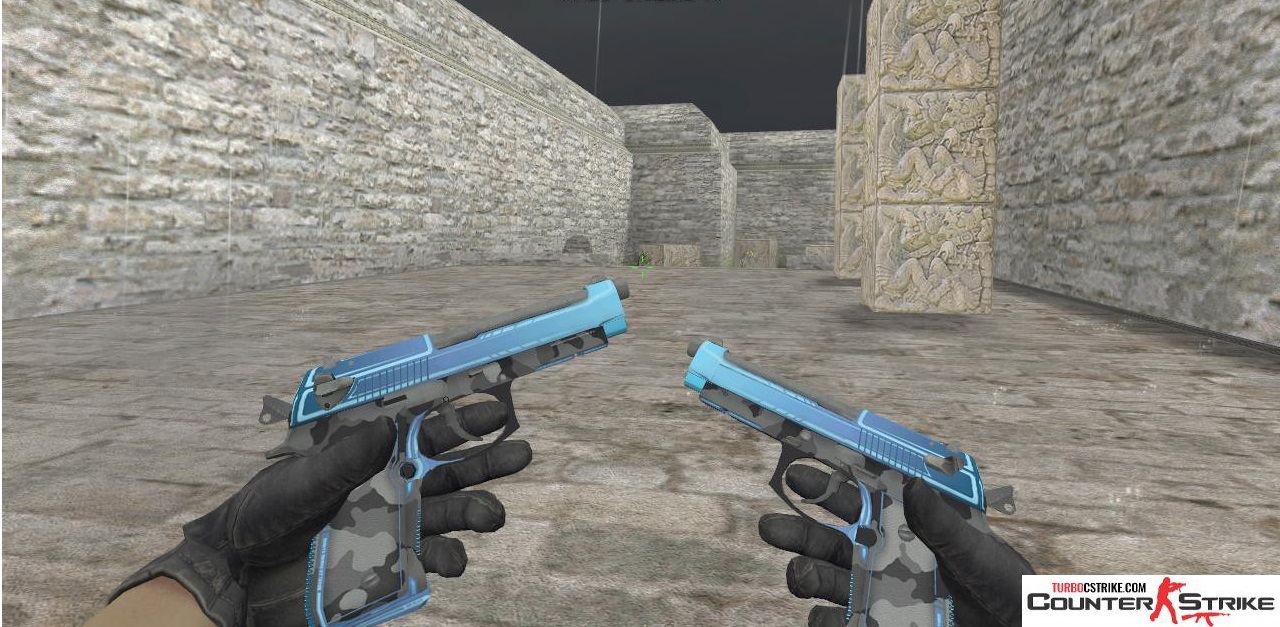Модель Dual Elites «Urban Shock» с анимацией осмотра для CS 1.6