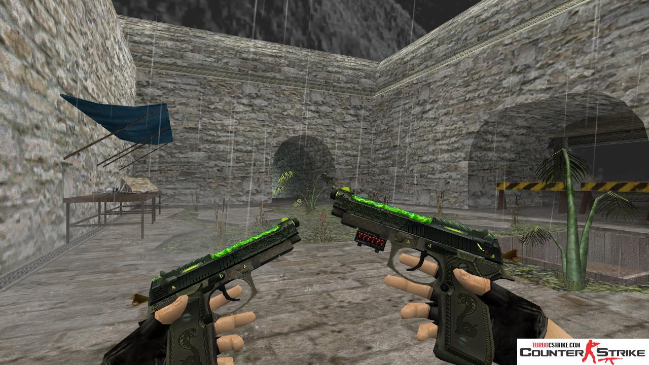 Модель HD Dual Berettas «Cobra Strike» для CS 1.6