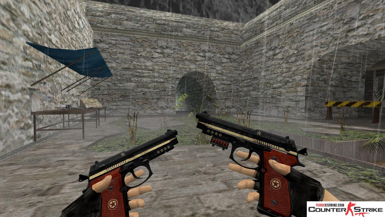 Модель HD Dual Berettas «Comrade Military Black» для CS 1.6