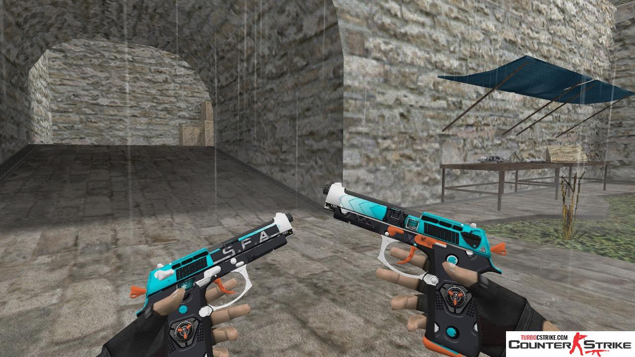 Модель HD Dual Berettas «Trigger Happy» для CS 1.6