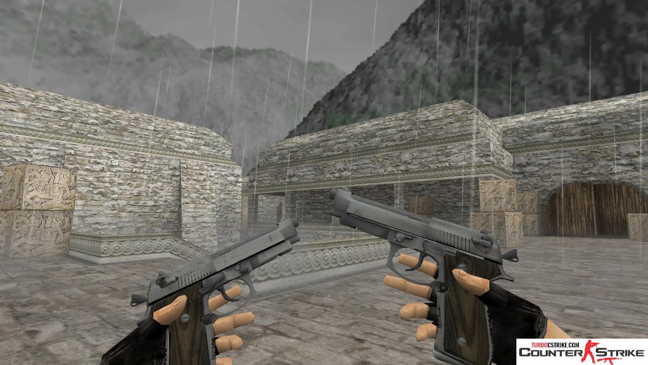 Стандартная HD модель Dual Berettas из CSGO для CS 1.6