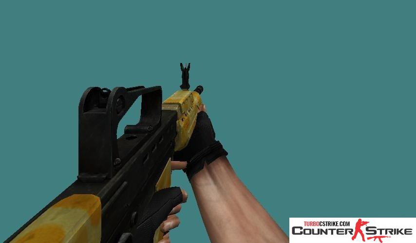 Модель Famas «Желтый камуфляж» для CS 1.6