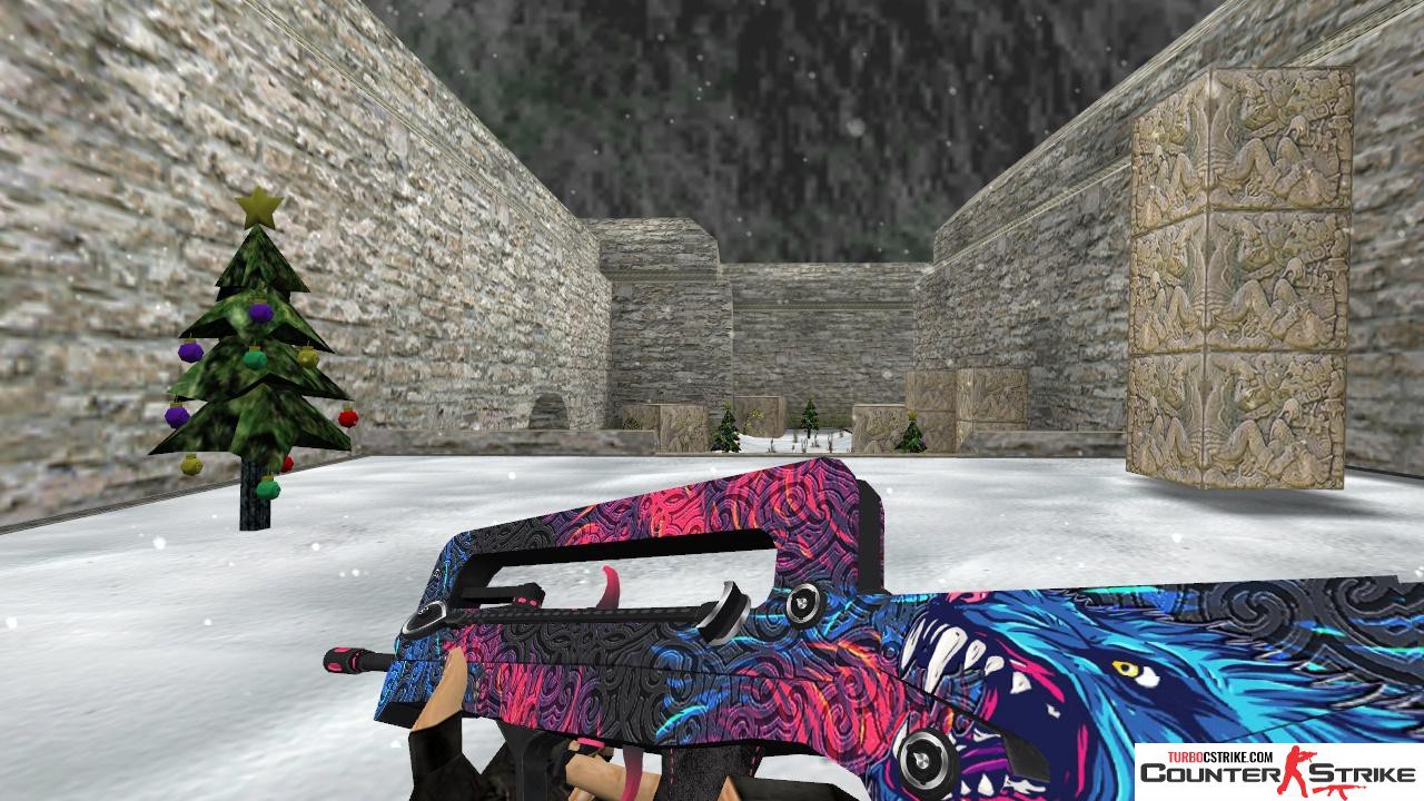 Модель HD Famas «Blue Wolf Elite» для CS 1.6