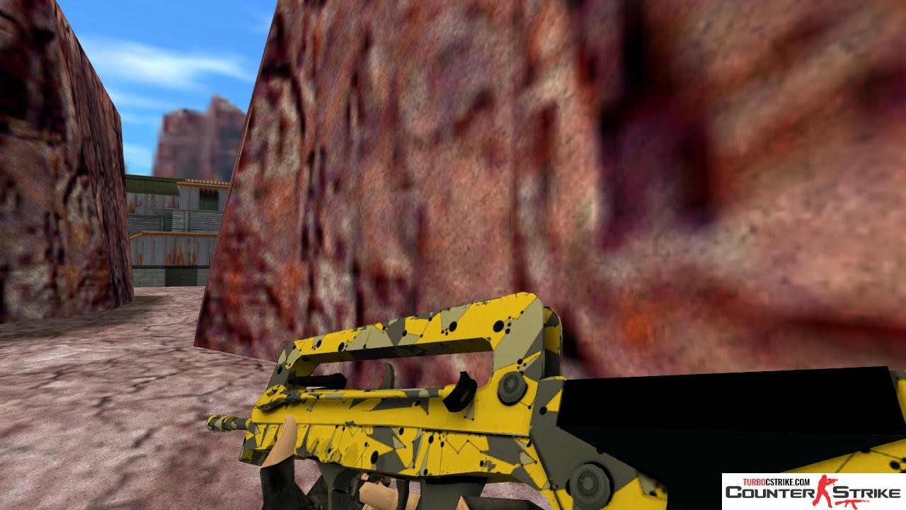 Модель HD Famas «Neural Net» с анимацией осмотра для CS 1.6