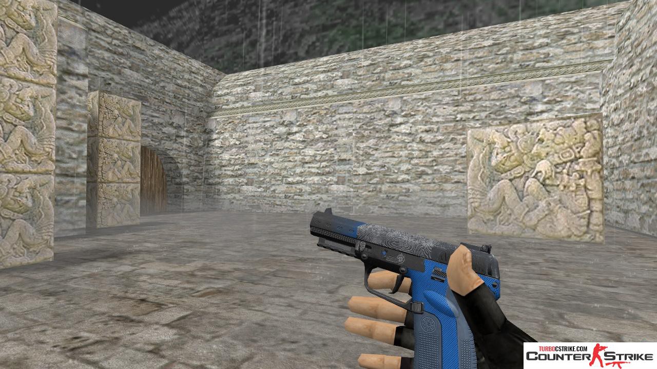 Модель HD Five-Seven «Bark Beetle Blue» для CS 1.6