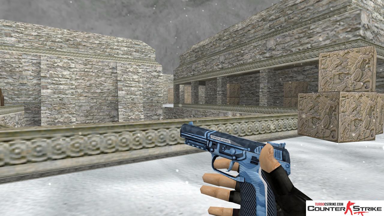 Модель HD Five-Seven «Chironex Blue» для CS 1.6