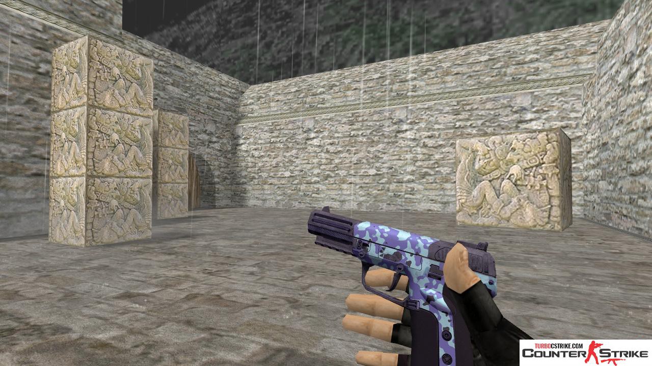 Модель HD Five-Seven «Desert Camo Blue» для CS 1.6