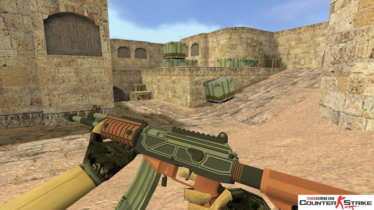 Модель HD Galil «Fire Fight» с анимацией осмотра для CS 1.6
