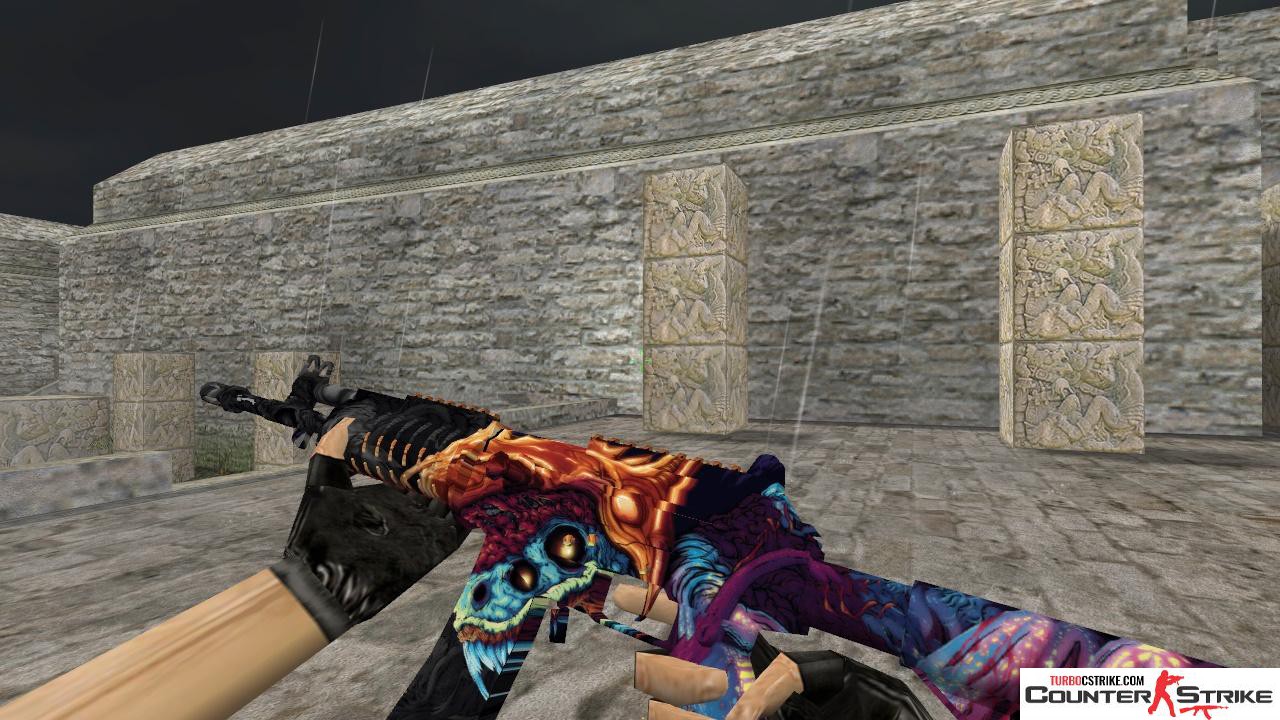 Модель HD Galil «Hyper Beast» с анимацией осмотра для CS 1.6
