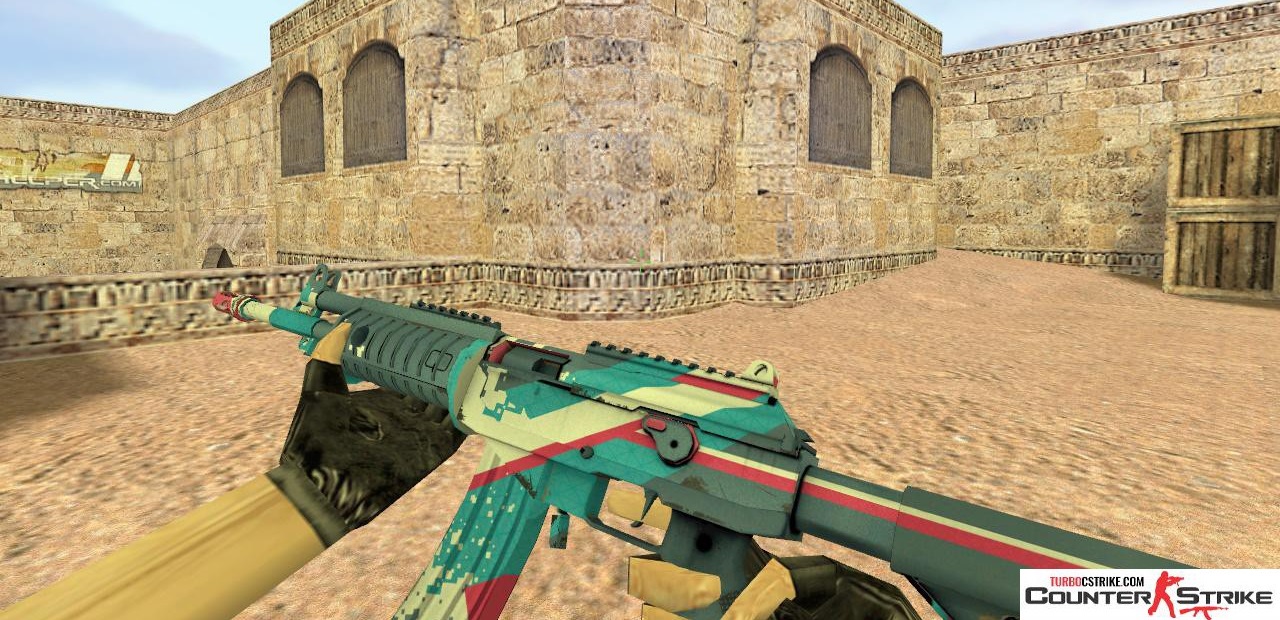 Модель HD Galil «Rocket Pop» с анимацией осмотра для CS 1.6