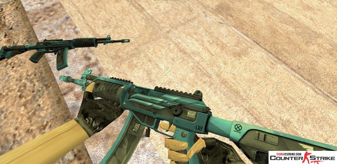 Модель HD Galil «Stone Cold» с анимацией осмотра для CS 1.6