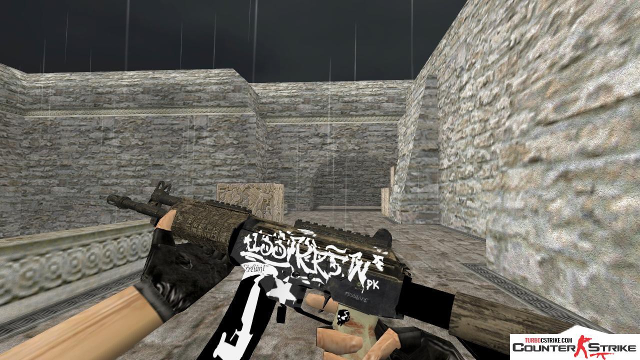 Модель HD Galil «Wasteland Rebel» с анимацией осмотра для CS 1.6