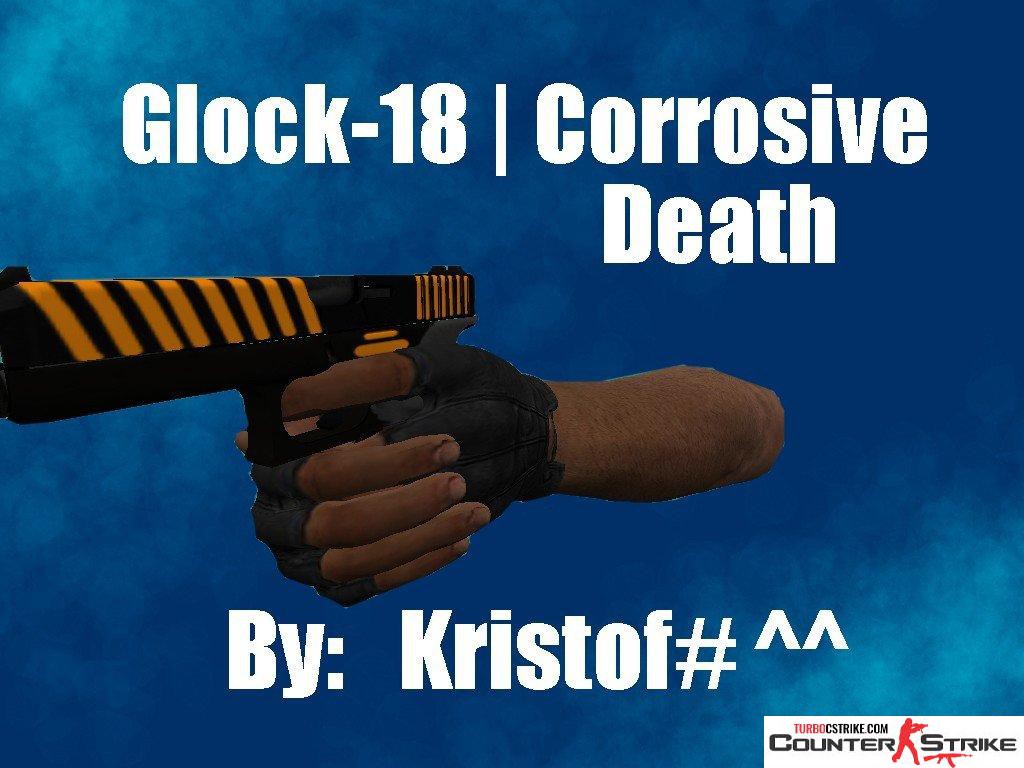 Модель Glock «Corrosive Death» для CS 1.6