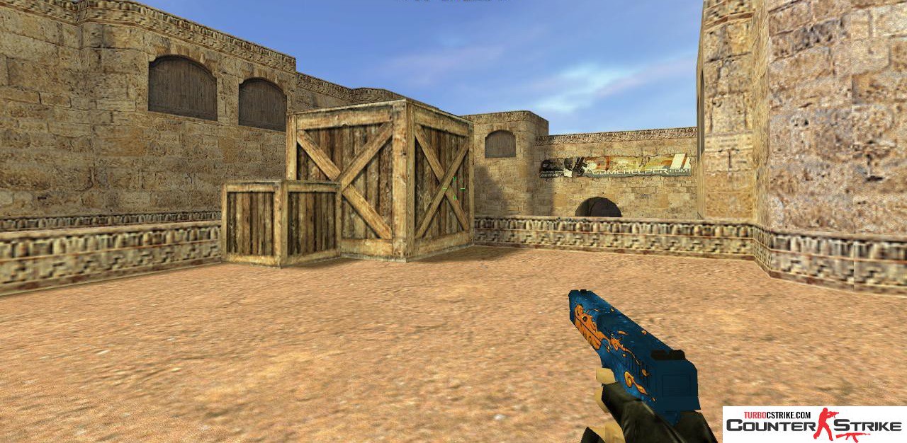 Модель HD Glock «Fire Elemental» для CS 1.6
