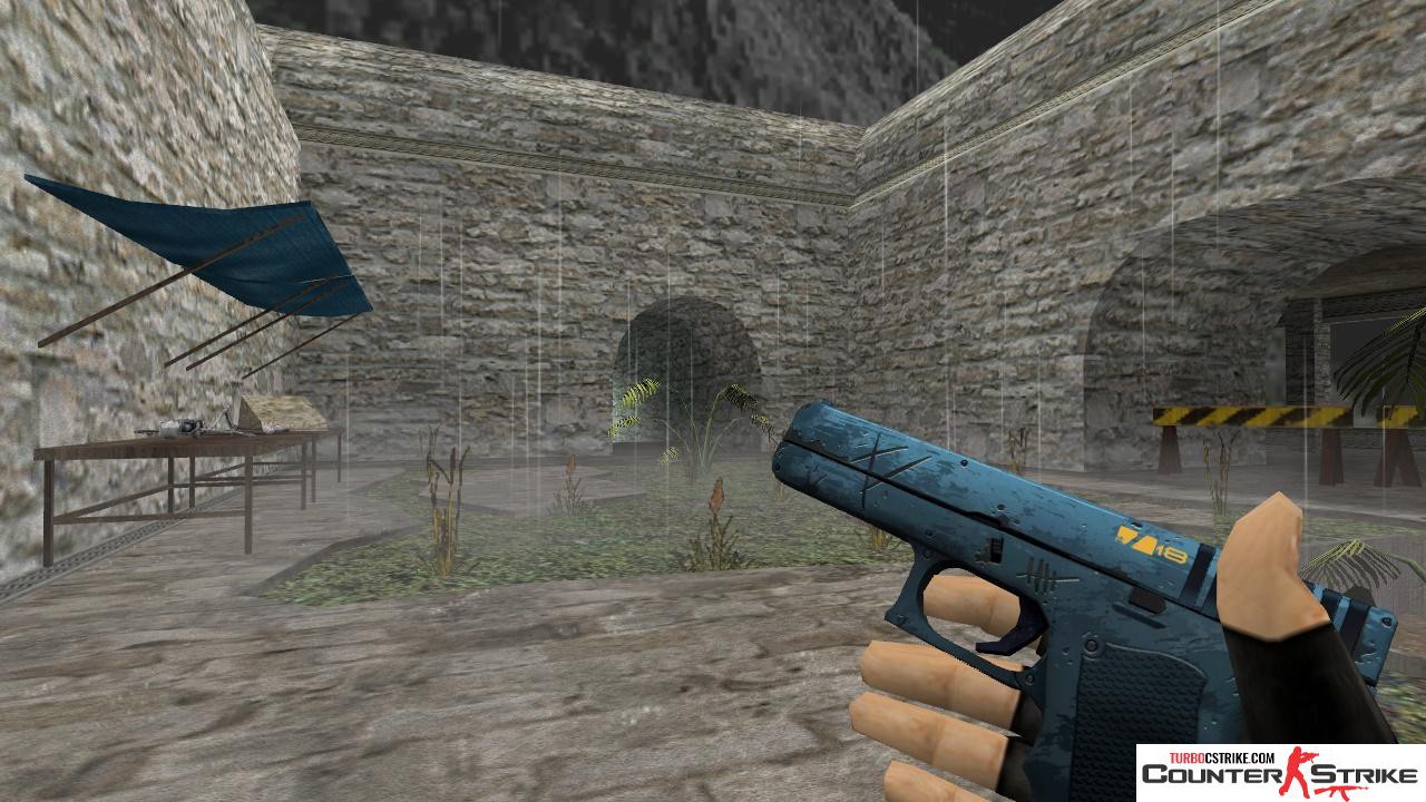 Модель HD Glock «Off World» с анимацией осмотра для CS 1.6