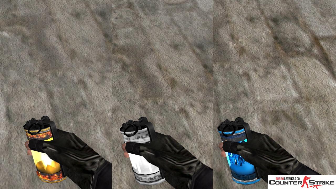 Пак моделей гранат «Element» для CS 1.6