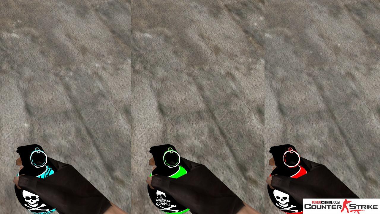 Пак моделей гранат «Skull» для CS 1.6