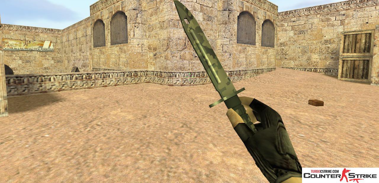Модель ножа «Bayonet - Boreal Forest» для CS 1.6