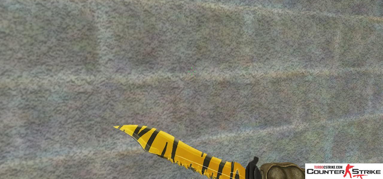 Модель ножа Bowie «Зуб тигра — Tiger Tooth» для CS 1.6