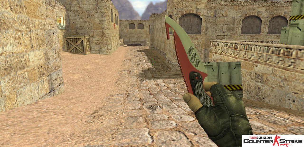 Модель ножа «Gut Knife - Autotronic» с анимацией осмотра для CS 1.6