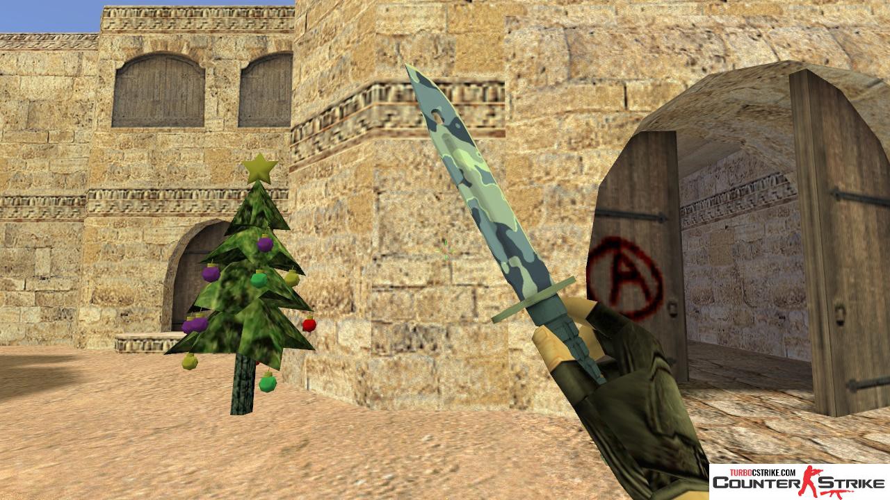Модель ножа HD «Bayonet - Bright Water» для CS 1.6