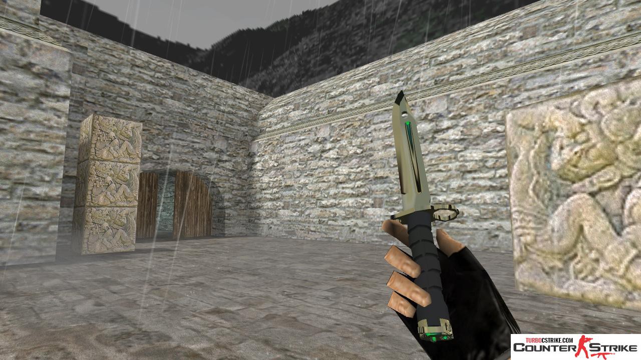 Модель ножа HD «Bayonet - Bronze Chrome» для CS 1.6