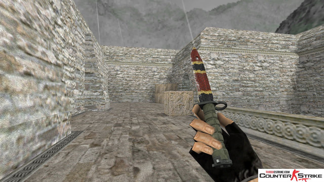 Модель ножа HD «Bayonet - BS Snake» для CS 1.6