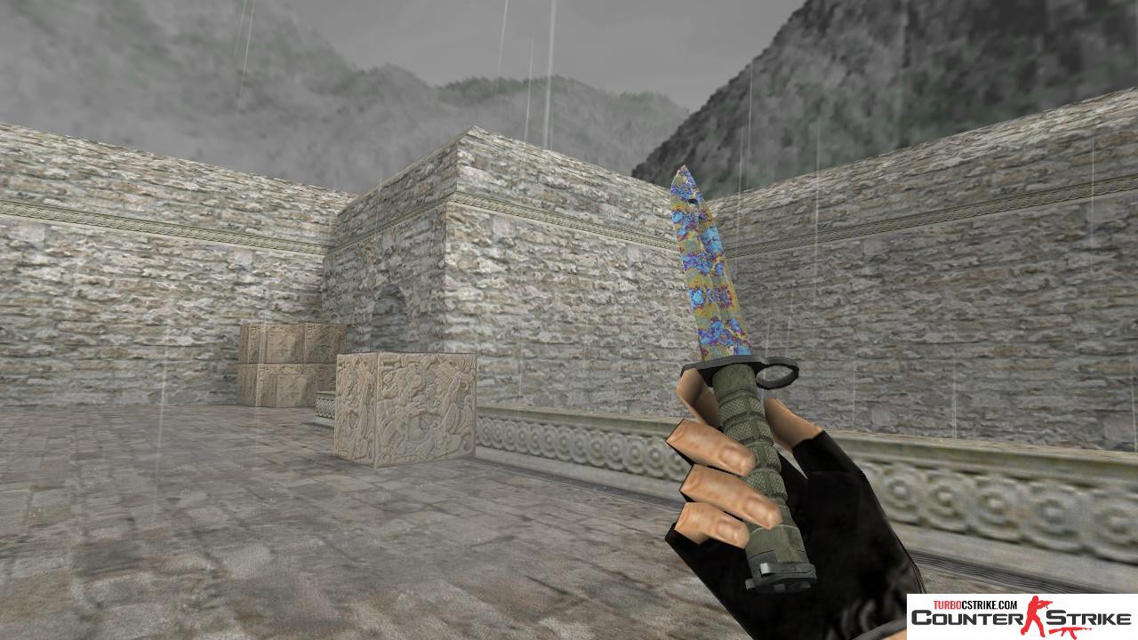 Модель ножа HD «Bayonet - Case Hardened» для CS 1.6