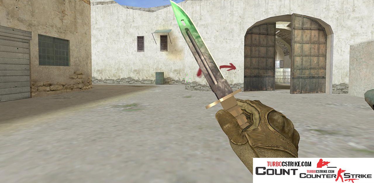 Модель ножа HD Bayonet «Gamma Doppler» для CS 1.6