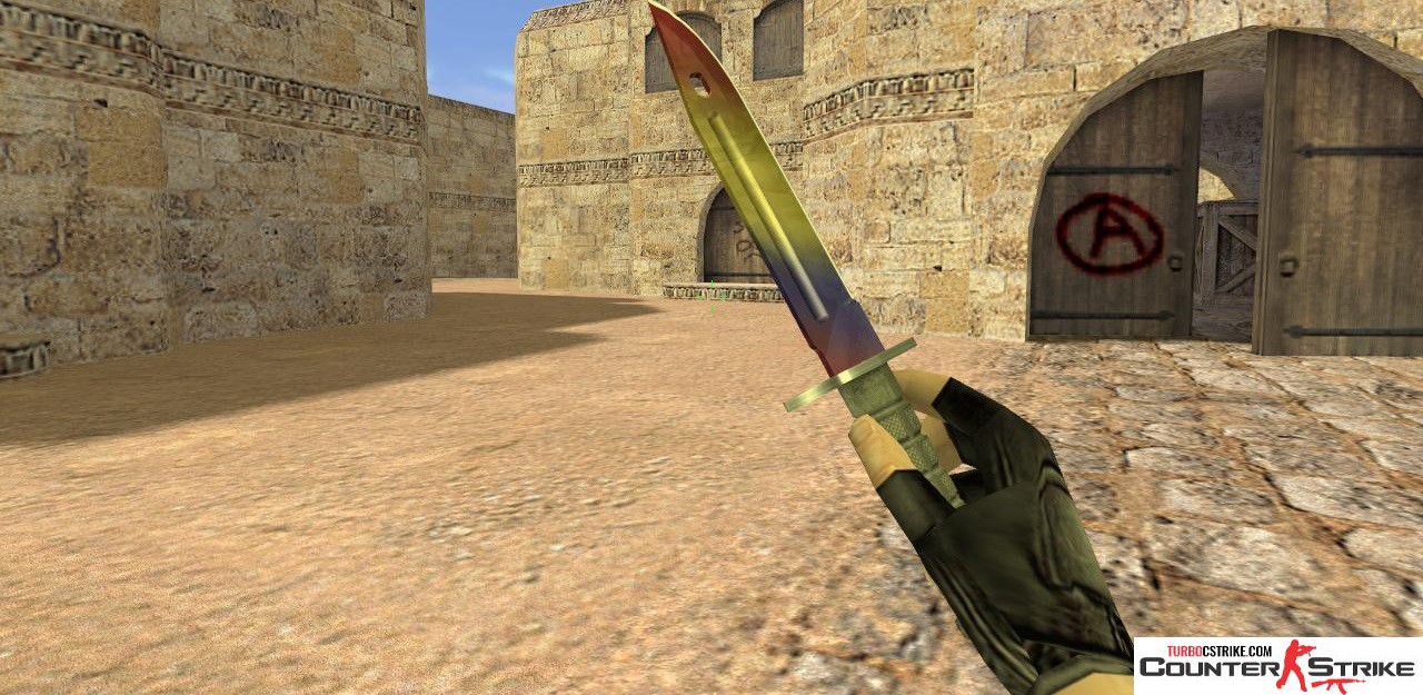 Модель ножа HD «Bayonet - Marble Fade» для CS 1.6